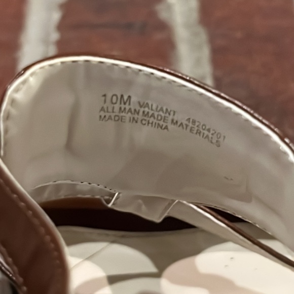 Nickels Brown Faux Leather Heels - Picture 5 of 6